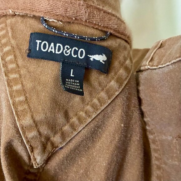 Toad Brown Cottonwood Overalls, Sz Lg - Picture 3 of 3